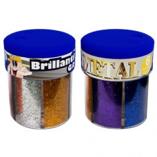 BRILLANTINA SIFAP POTE METAL x 6 COLORES