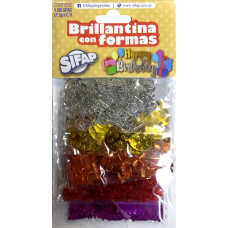 BRILLANTINA SIFAP CON FORMAS HAPPY BIRTHDAY