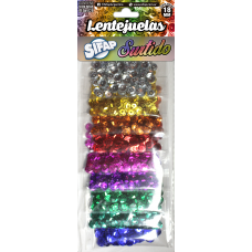 LENTEJUELA SIFAP SURTIDO 27gr x 9u