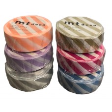 CINTA WASHI TAPE MT TEXTURA STRID 15mmx7mts
