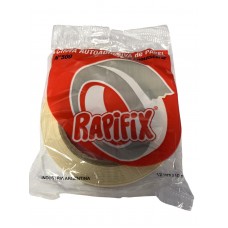 CINTA ADHESIVA PAPEL 12mmx40mt x 6u RAPIFIX