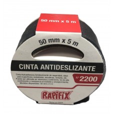 CINTA ADHESIVA ANTIDESLIZANTE 50mmx5mt RAPIFIX