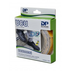 CINTA ADHESIVA ANTIDESLIZANTE 25mmx5mt NEGRA/AMARILLA UCU