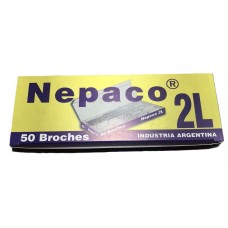 BROCHE NEPACO Nø2 LARGO CAJA x 50u