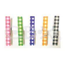 BROCHE ROPA CBX MADERA 45mm.CUADRICULAD.