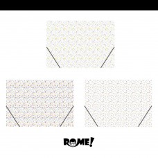 CARPETA 3 SOLAPAS CON ELASTICO Nø6 ROME