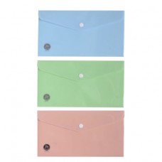 SOBRE PLASTICO CON BOTON CHEQUERA FW 6965