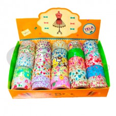 CINTA WASHI TAPE CBX TELA x 50u