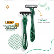 AFEITADORA BIC COMFORT3 SENSITIVE x 12u