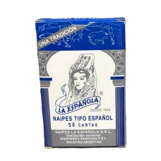 NAIPE LA ESPAÑOLA PLASTIFICADAS 50 naipes x u