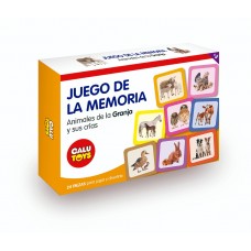 JUEGO DE LA MEMORIA-GRANJA CALU TOYS.