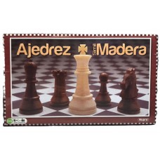 JUEGO AJEDREZ MADERA........u.+6años.