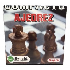 JUEGO AJEDREZ COMPACTO......u.+6años.