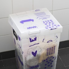 CESTO ROPA SUCIA CRISTAL