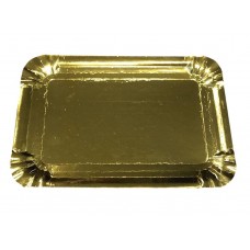 BANDEJA CARTON DORADA 24x30cm/1.500kg x u