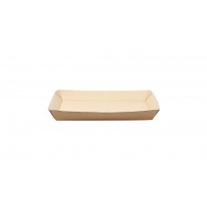 BANDEJA CARTON KRAFT MICRO Nø4 18x23cm x 100u