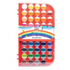 ACUARELA TRABI CON PINCEL 48 COLORES