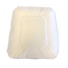 BANDEJA CARTON BLANCA Nø1 14x16 x u