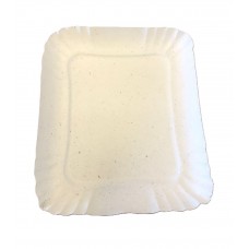 BANDEJA CARTON BLANCA Nø2 16x19 x 100u