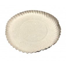 BANDEJA CARTON GRIS REDONDA 20cm Nø12 x u