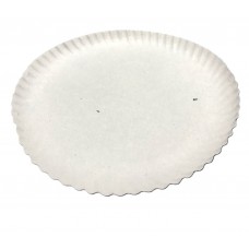 BANDEJA CARTON GRIS REDONDA 33cm Nø16 x 95u