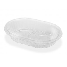 BANDEJA PLASTICA PET 105 OVALADA BANDEX x 100u
