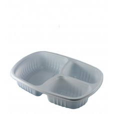 BANDEJA PLASTICA 3 DIVISIONES BANDEX x u