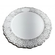 BANDEJA BLONDA PLASTICA REDONDA 24cm x u