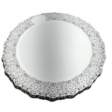 BANDEJA BLONDA PLASTICA REDONDA 30cm x u