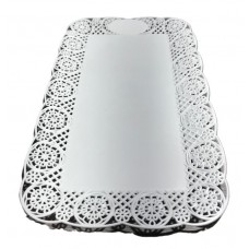 BANDEJA BLONDA PLASTICA BUDIN 16x27cm x 10u