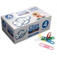 CLIP SIFAP Nø4-33mm COLOR x 100u