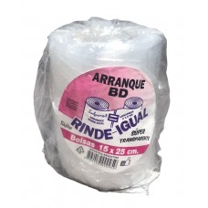 BOLSA ARRANQUE BD 15x25cm 250gr RINDE IGUAL x u