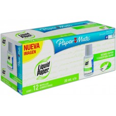 CORREC.LIIQUIDO FRASCO LIQUID PAPER PINCEL 20ml x 12u
