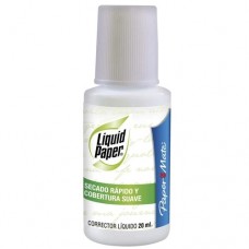 CORRECTOR LIQUIDO FRASCO LIQUID PAPER PINCEL 20ml