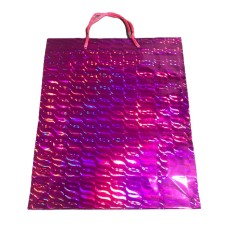 BOLSA PAPEL CON MANIJA HOLOGRAMA 23x27x8cm x u