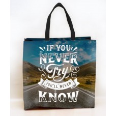 BOLSA TELA LAMINADA 40x40cm CON ASA x 50u