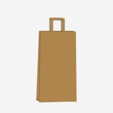 BOLSA PAPEL KRAFT CON MANIJA 22x42x10cm ACUARIO x 200u