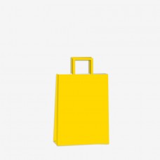 BOLSA PAPEL COLOR CON MANIJA 22x30cm x u