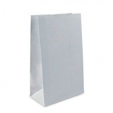 BOLSA PAPEL COTILLON BLANCA 12x24cm x u