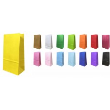 BOLSA PAPEL COTILLON COLOR 12x24cm x 25u