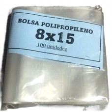 BOLSA POLIPROPILENO  8x15cm x 100u