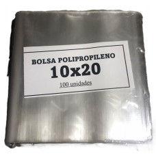 BOLSA POLIPROPILENO 10x20cm x 100u