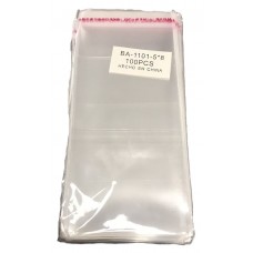 BOLSA POLIPROPILENO CON ADHESIVO  5x8cm (BA-1101) x 100u