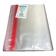 BOLSA POLIPROPILENO CON ADHESIVO CON SOLAPA 30x40cm x 100u