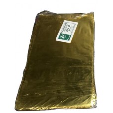 BOLSA POLIPROPILENO CON ADHESIVO METALIZADA 25x35cm x 50u