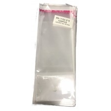 BOLSA POLIPROPILENO CON ADHESIVO EXHIBIDOR  5x8cm (BA-1102) x 100u