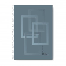 CUADERNO A4 MIS APUNTES STYLE TAPA DURA CUADRICULADO 150 hj