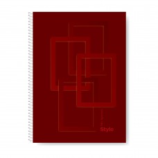 CUADERNO A5 MIS APUNTES STYLE TAPA DURA CUADRICULADO 120 hj
