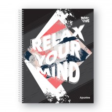 CUADERNO A4 APUNTES POSITIVE TAPA SEMIRRIGIDA RAYADO 80 hj