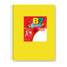 CUADERNO ESCOLAR 21x27 LAPRIDA AB7 VINILICO RAYADO 60 hj